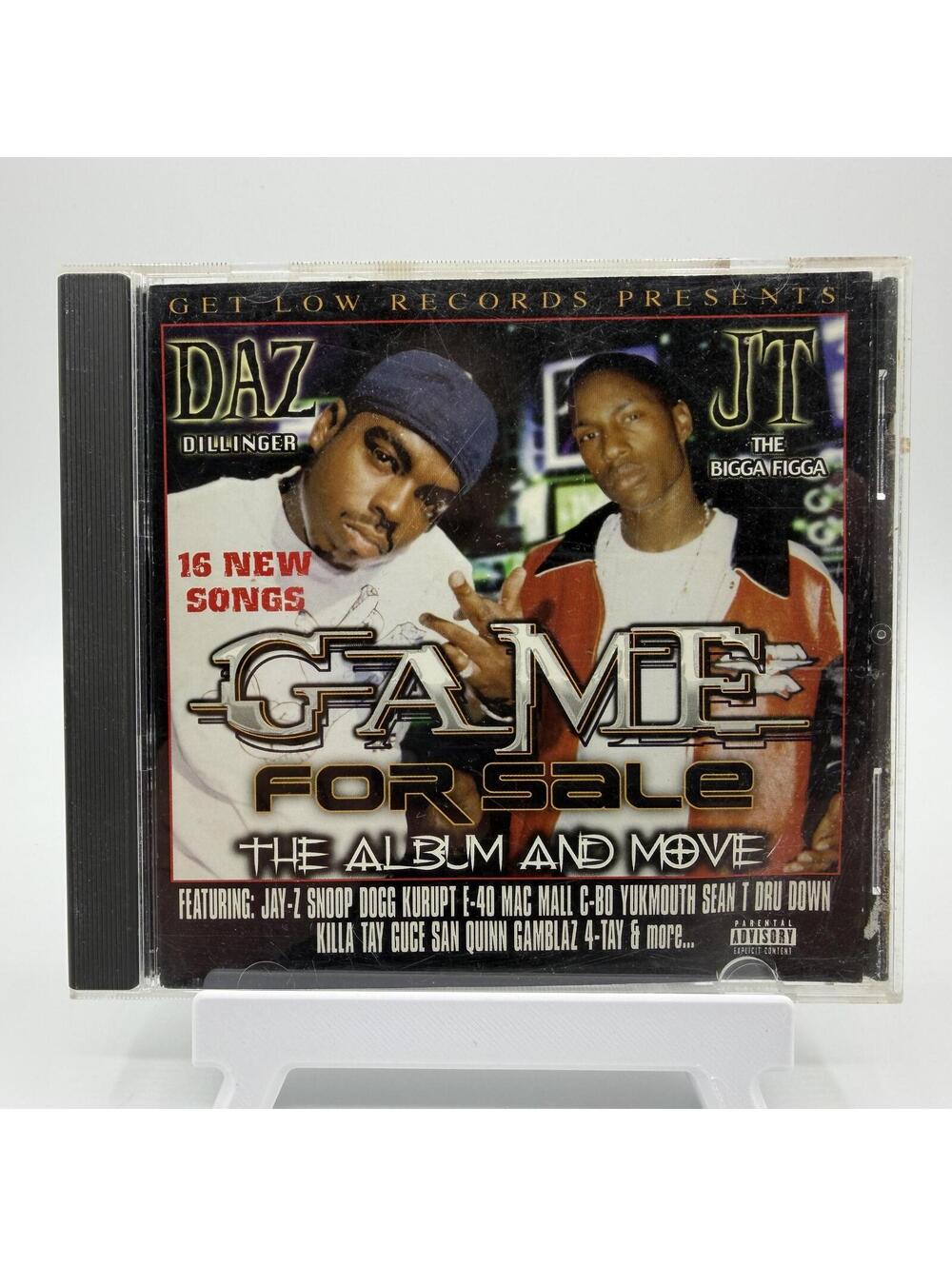 Daz Dillinger & JT The Bigga Figga - Game For Sale (2001) - Audio CD - Hip Hop